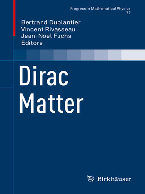cover image of Dirac Matter